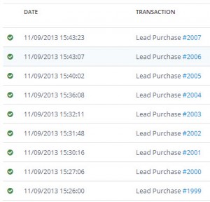 Lead Buying